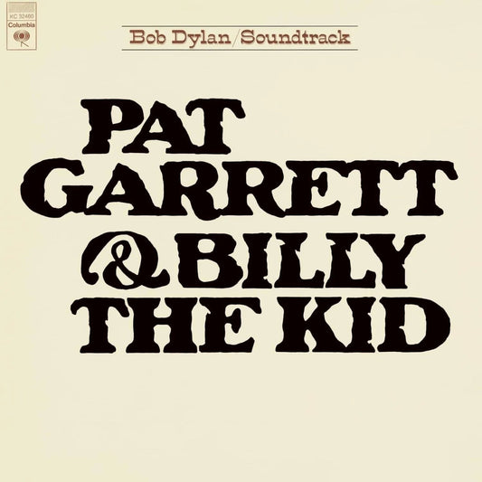 Bob Dylan Pat Garrett Billy The Kid LP vinyl soundtrack Western film album cover art
