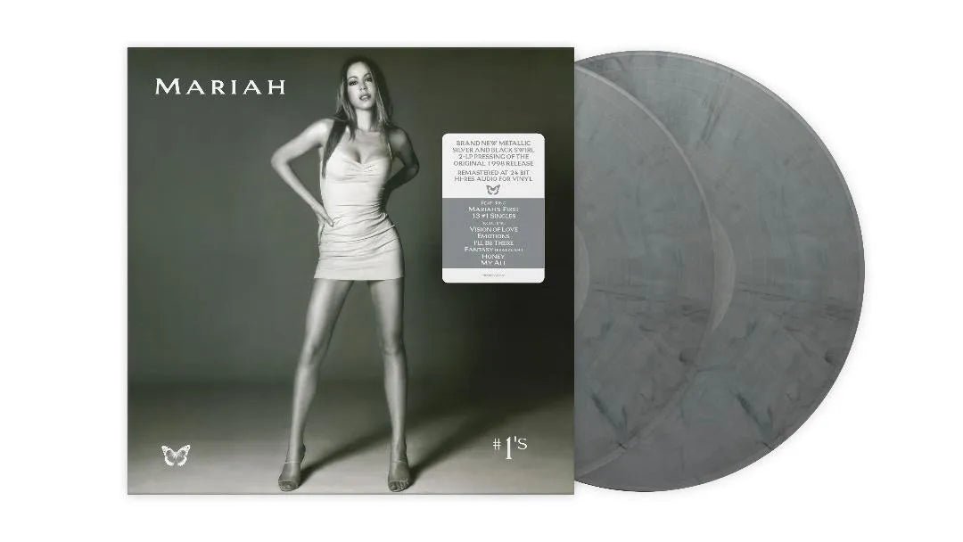 Mariah Carey - 1's 2 LP Set Metallic Silver & Black Vinyl - 2 - LP - Orchard Records