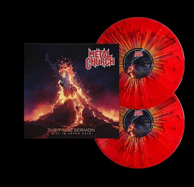 Metal Church The Final Sermon: Live in Japan 2019 2 LP Set Red Splatter Vinyl - 2 - LP - Orchard Records