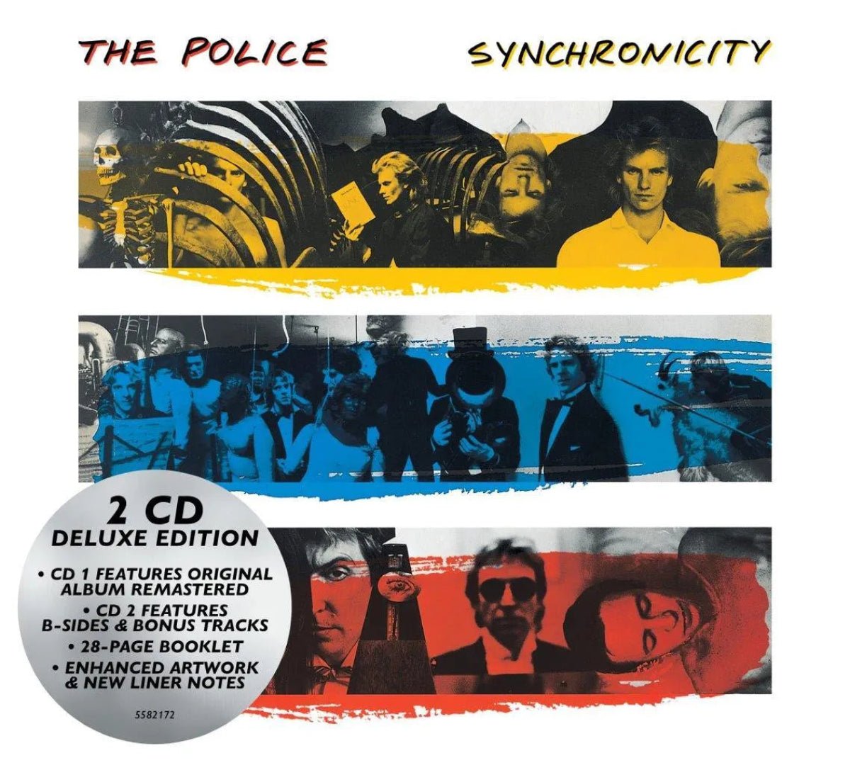 The Police Synchronicity 2CD deluxe edition album cover artwork