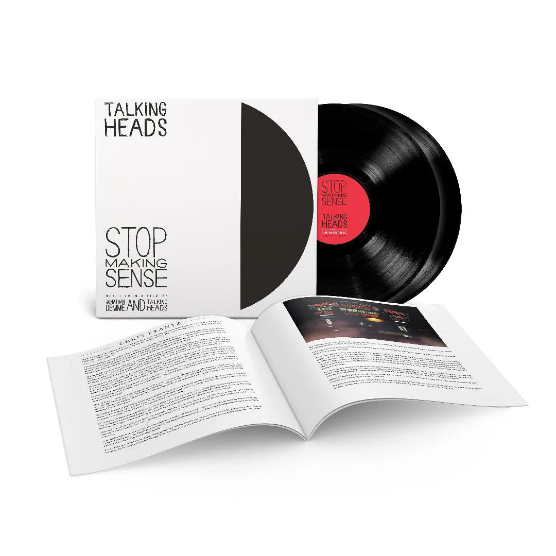 Talking Heads Stop Making Sense live performance sleeve imagery