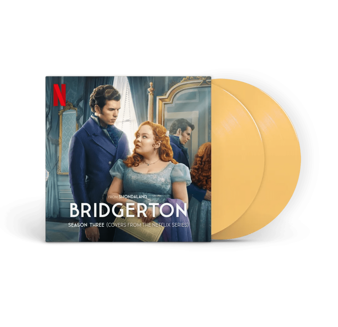 Bridgerton Netflix series Season 3 gold vinyl double LP set
