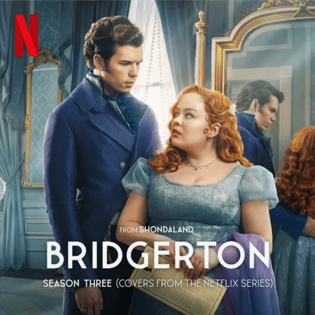 Bridgerton Season 3 soundtrack 2LP gold vinyl album cover artwork