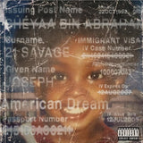 21 Savage - American Dream (8820281) 2 LP Set Red Vinyl cover