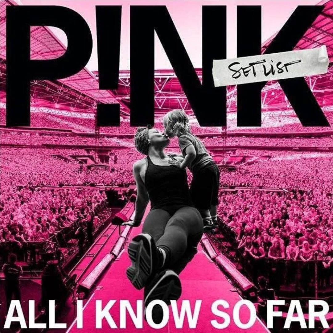 All I Know So Far: Setlist captures P!nk’s dynamic stage presence on a 2 LP vinyl set, perfect for any live music lover.