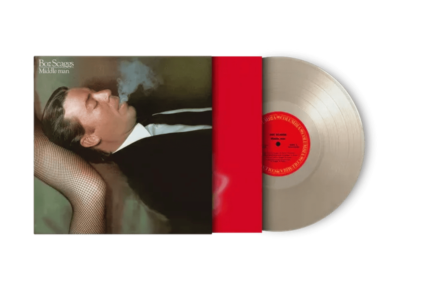 Boz Scaggs – Middle Man crystal clear vinyl with insert, featuring hits “Breakdown Dead Ahead” and “JoJo”