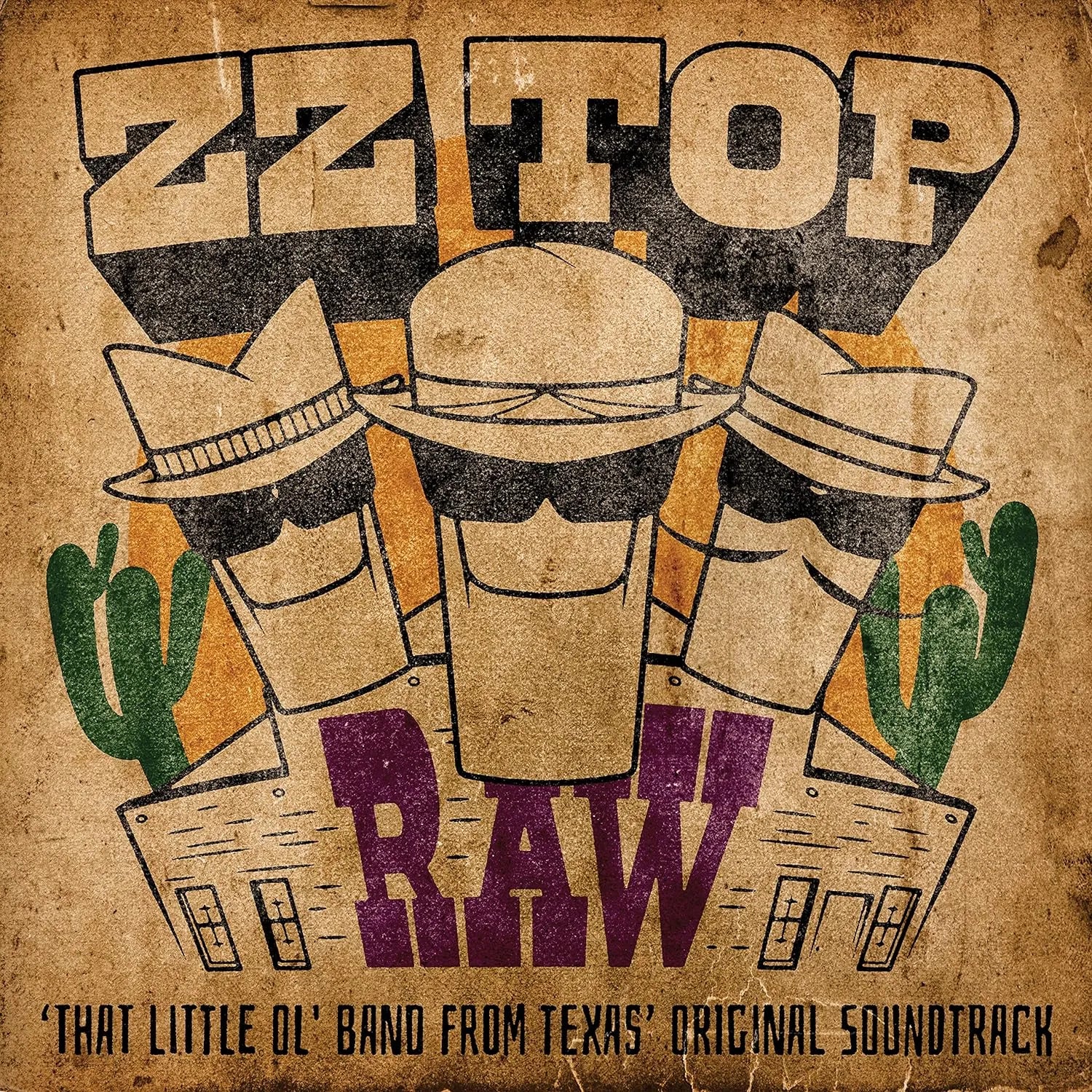 ZZ Top RAW CD featuring Gruene Hall performances with Gibbons, Beard & Hill