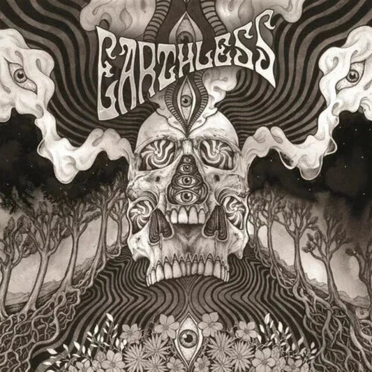 Earthless Black Heaven clear vinyl LP psychedelic rock album with bold artwork