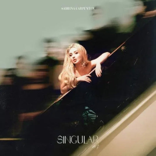 Sabrina Carpenter Singular Act I album cover featuring bold pop-inspired artwork