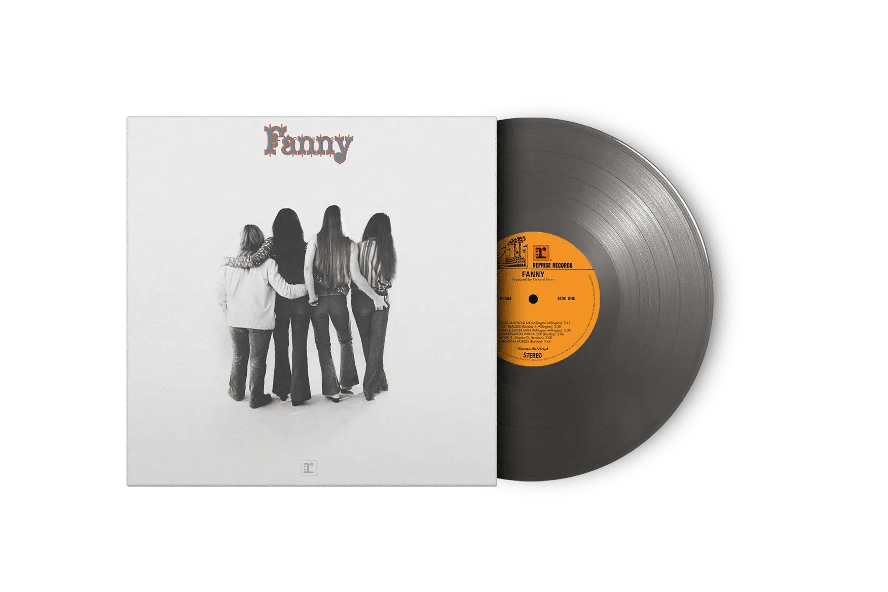 Fanny LP silver vinyl album cover image pioneering female rock group