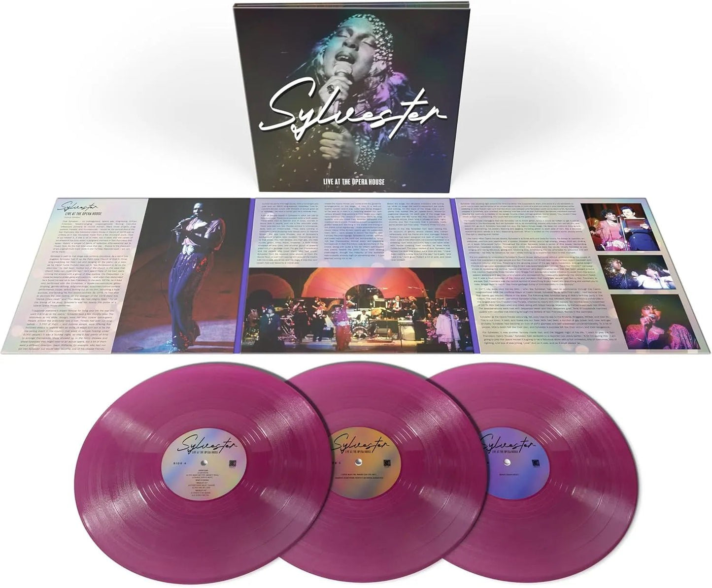 Sylvester - Live At The Opera House 3 LP Set Grape Vinyl - 2 - LP - Orchard Records