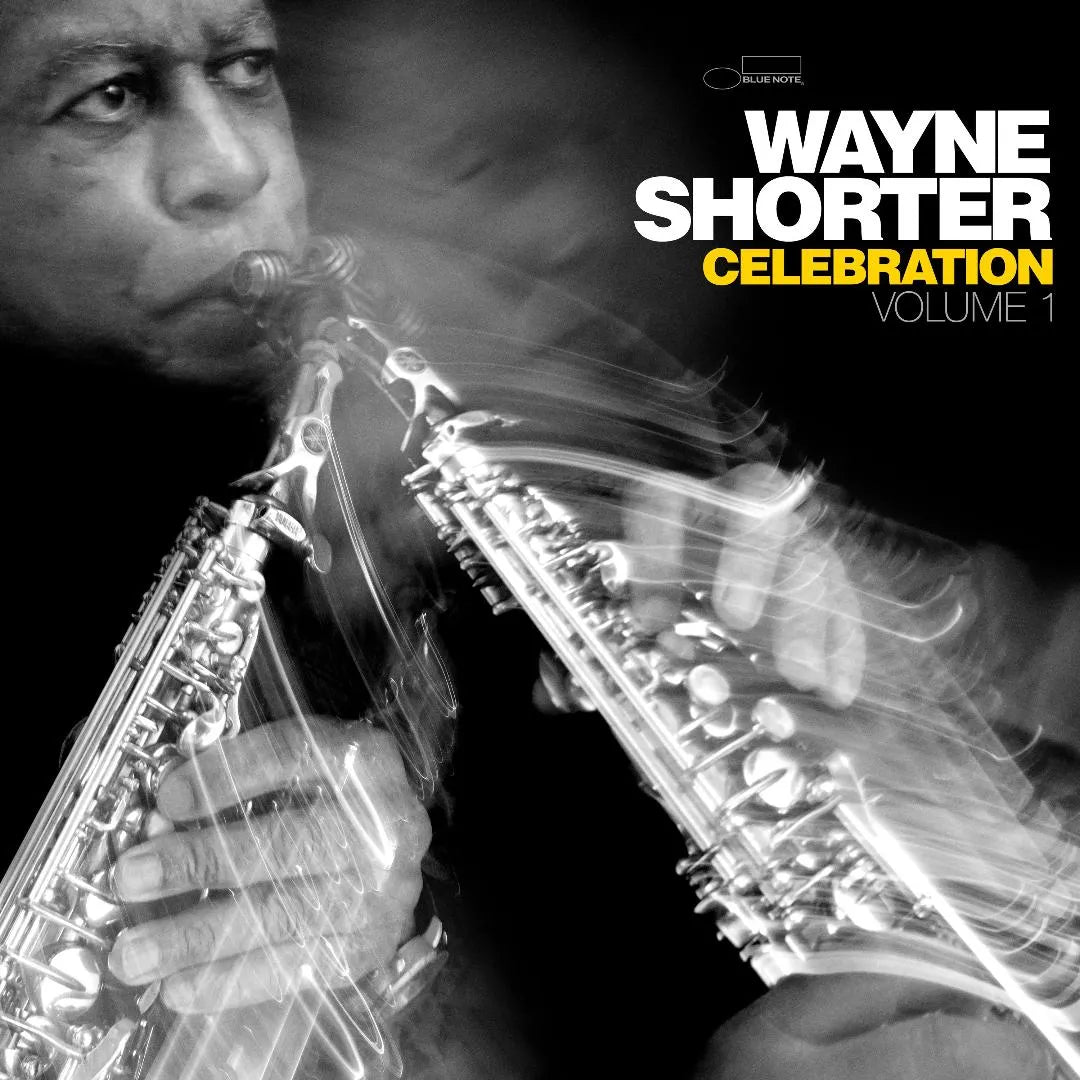 Wayne Shorter Celebration Volume 1 live album cover featuring legendary jazz quartet