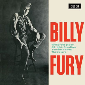 Billy Fury - Wondrous Place (6512128) 7" Single Clear Vinyl