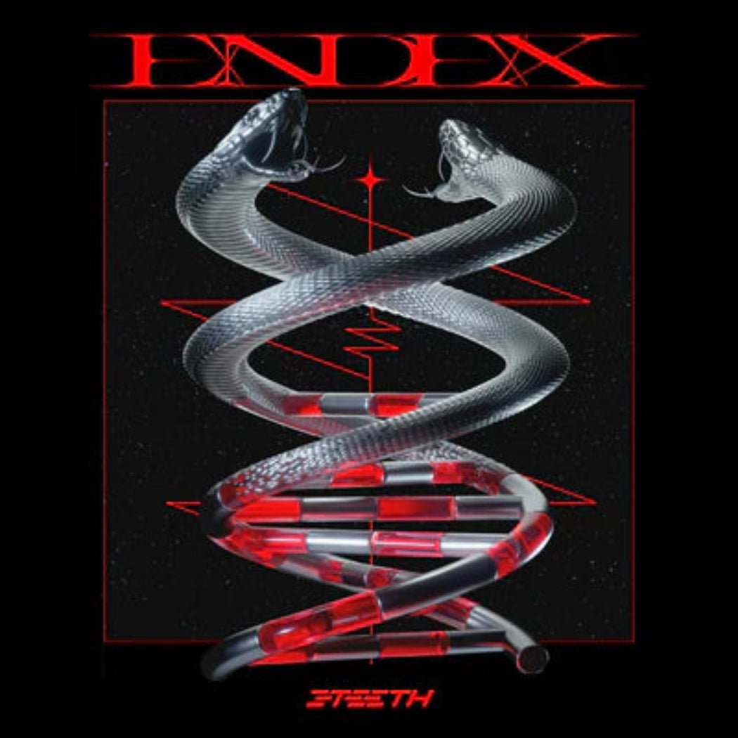3TEETH EndEx CD industrial metal album featuring Merchant of the Void