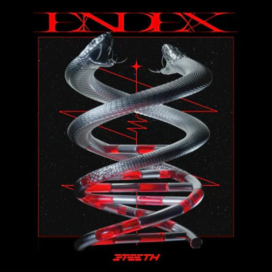 3TEETH EndEx CD industrial metal album featuring Merchant of the Void