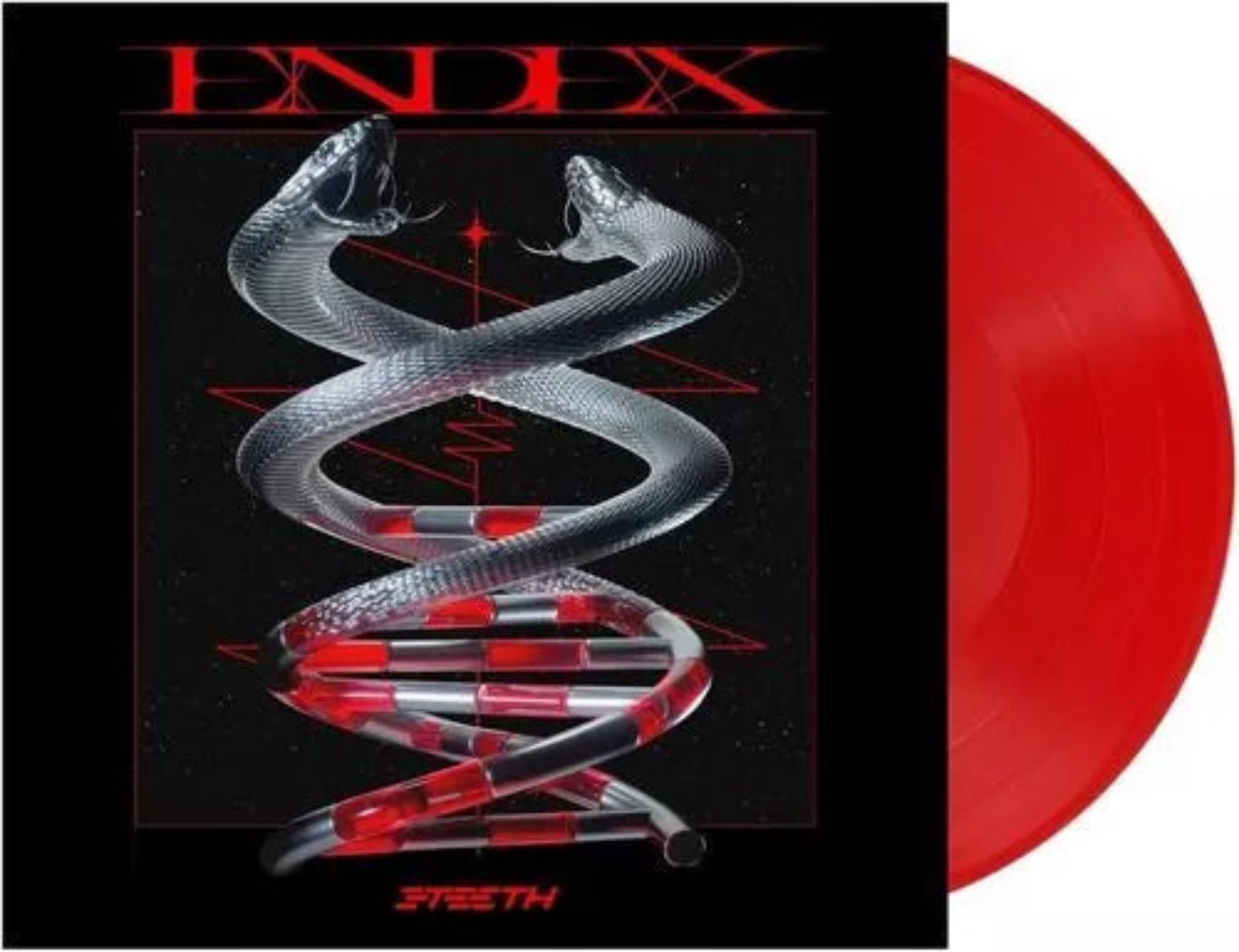 3TEETH EndEx vinyl LP with tracks Slum Planet, Higher Than Death, cover included