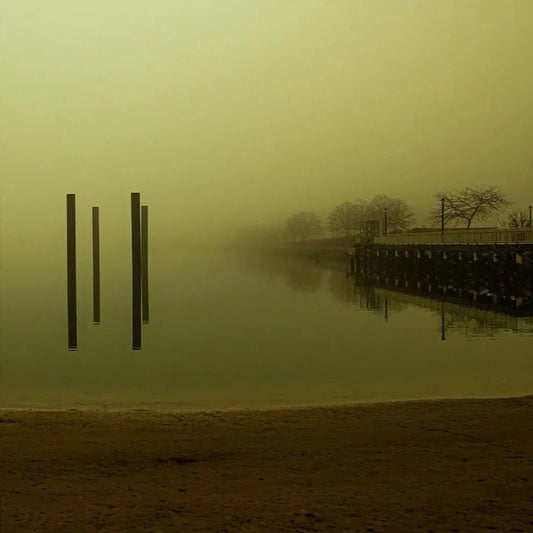 Bossk .4 2 LP brown and yellow vinyl post metal atmospheric album artwork