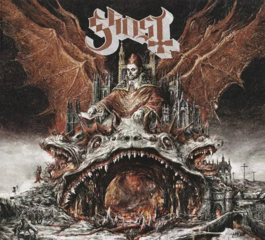 Ghost Prequelle CD gothic rock album theatrical dark artwork design