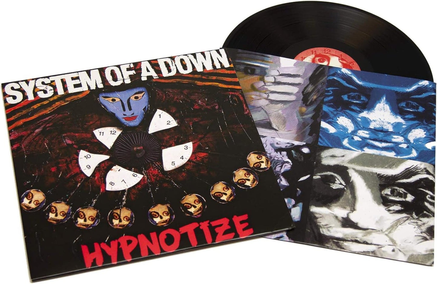 Hypnotize vinyl LP by System of a Down with black and red design