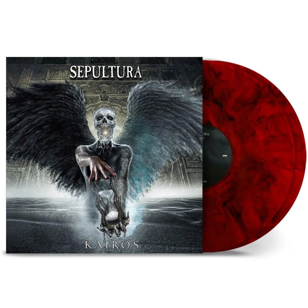 Kairos by Sepultura double LP ruby red marbled vinyl record set