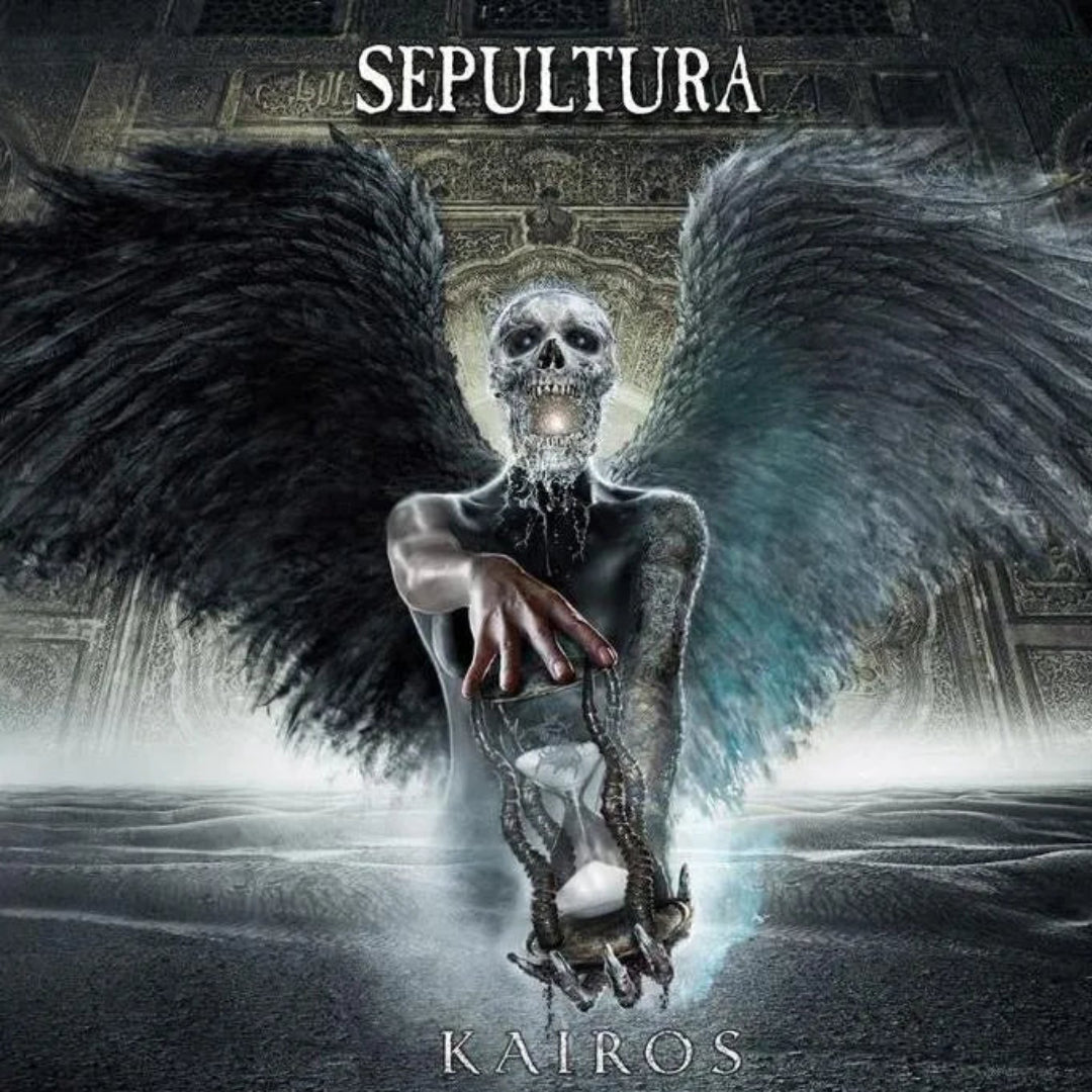 Sepultura Kairos 2 LP ruby red marbled vinyl album cover artwork