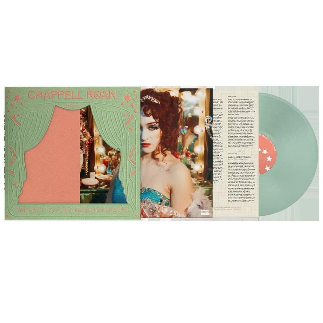 Front cover of Chappell Roan The Rise and Fall of a Midwest Princess 2LP vinyl