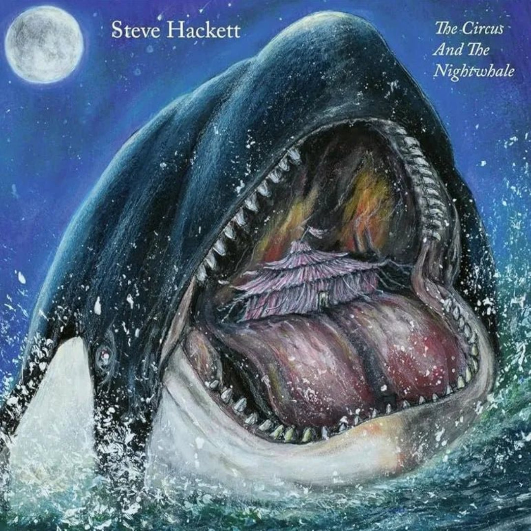 Steve Hackett The Circus And The Nightwhale LP featuring progressive rock artwork