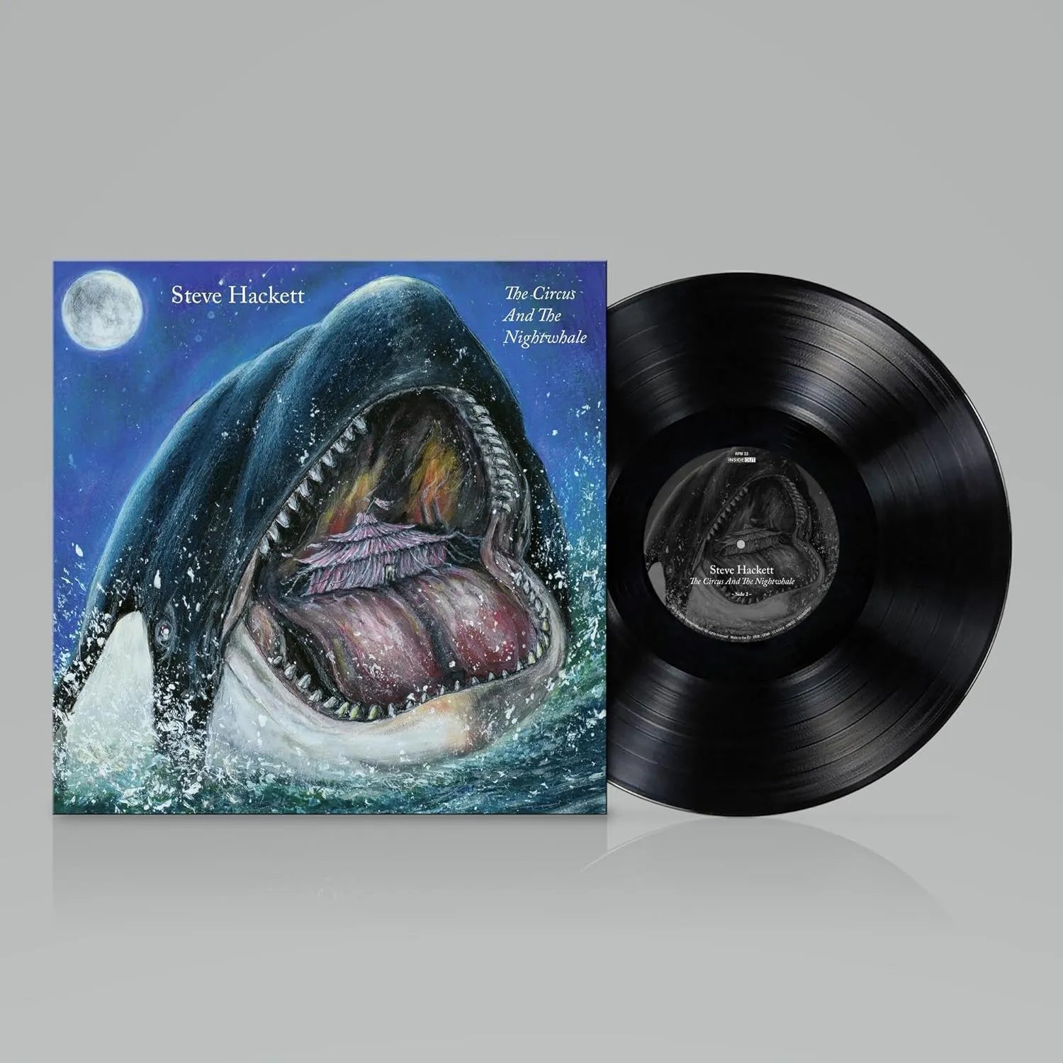 The Circus And The Nightwhale vinyl album by Steve Hackett on LP 