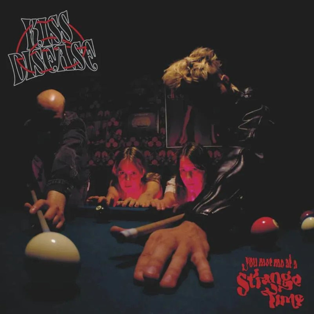 Kiss Disease You Met Me At A Strange Time CD album cover experimental rock artwork