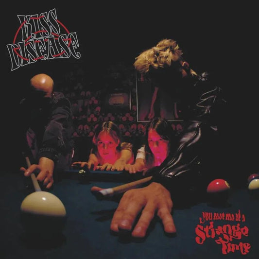 Kiss Disease You Met Me At A Strange Time CD album cover experimental rock artwork