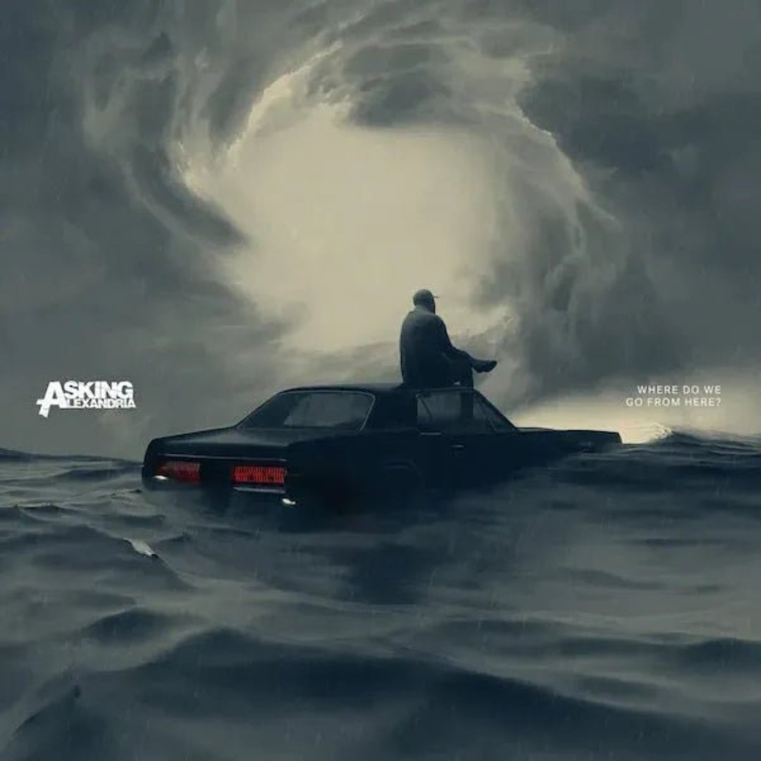 Asking Alexandria Where Do We Go From Here CD album cover artwork rock metal disc