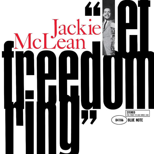 Jackie McLean Let Freedom Ring LP vinyl album cover artwork classic jazz release