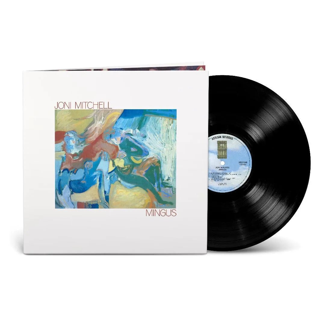 Mingus light blue vinyl LP by Joni Mitchell jazz inspired album release