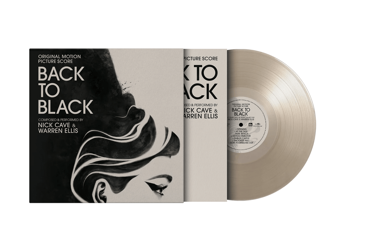Nick Cave & Warren Ellis - Back To Black Soundtrack Vinyl LP cover 1