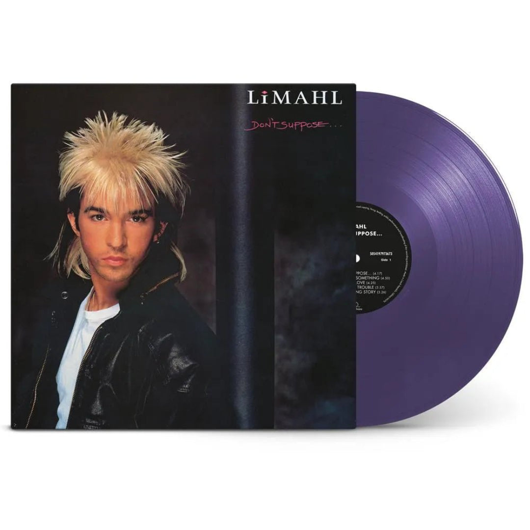 Limahl Don’t Suppose LP lavender coloured vinyl record gatefold packaging edition