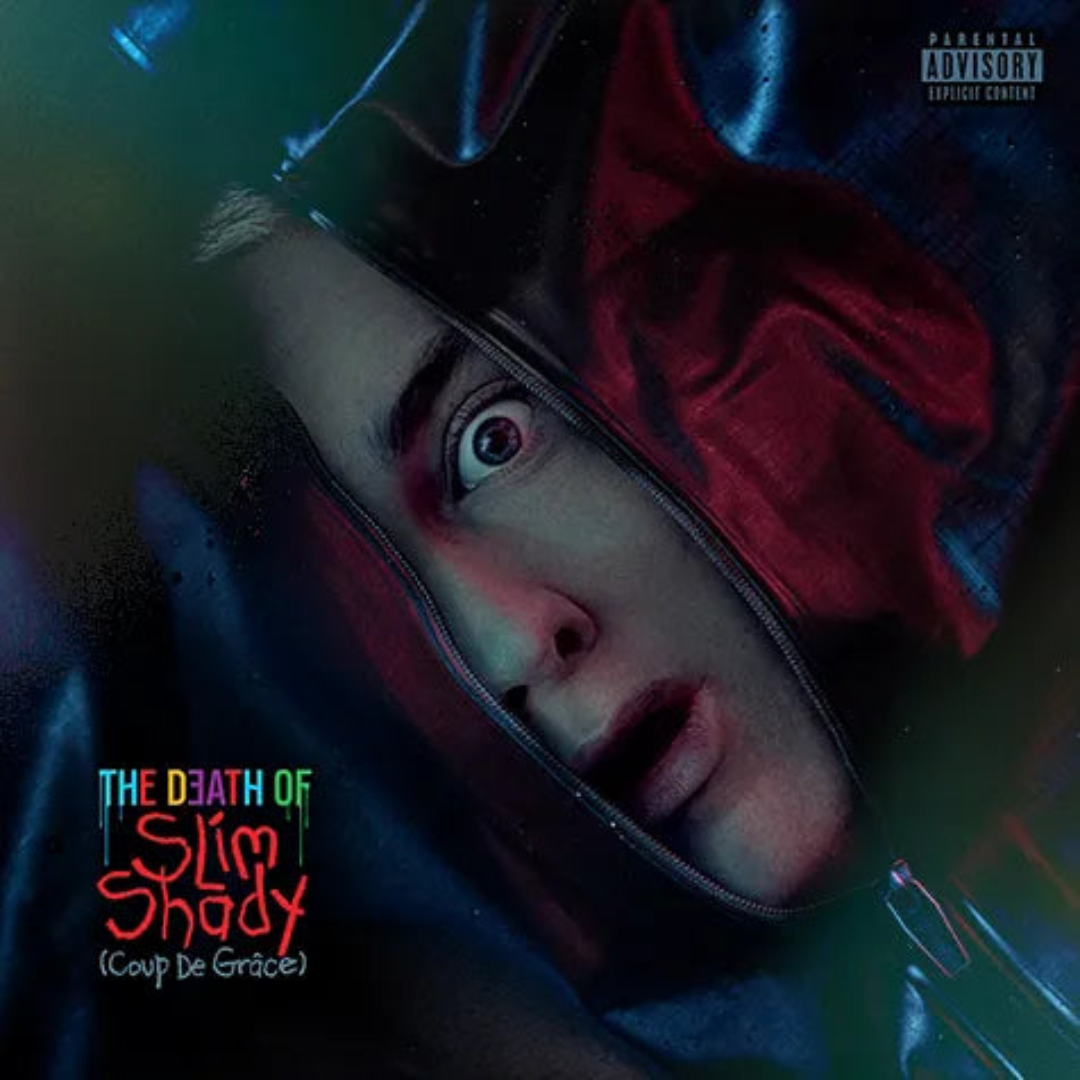 Eminem The Death of Slim Shady Coup De Grâce 2 LP red and blue vinyl