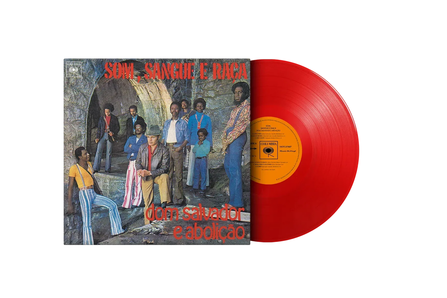 Limited red vinyl of Brazilian samba-soul classic Som, Sangue e Raça
