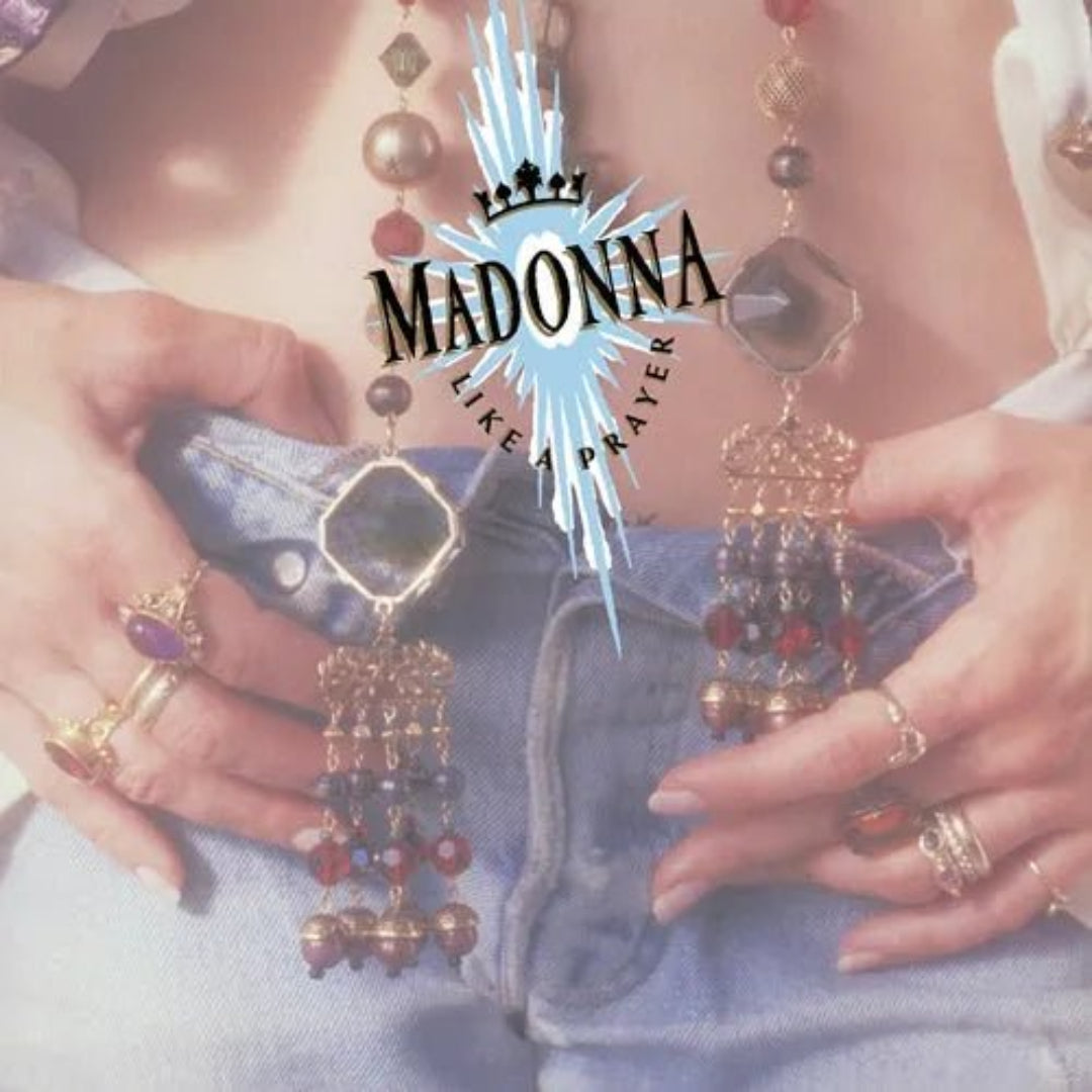 Madonna Like a Prayer LP silver vinyl pop classic album cover artwork