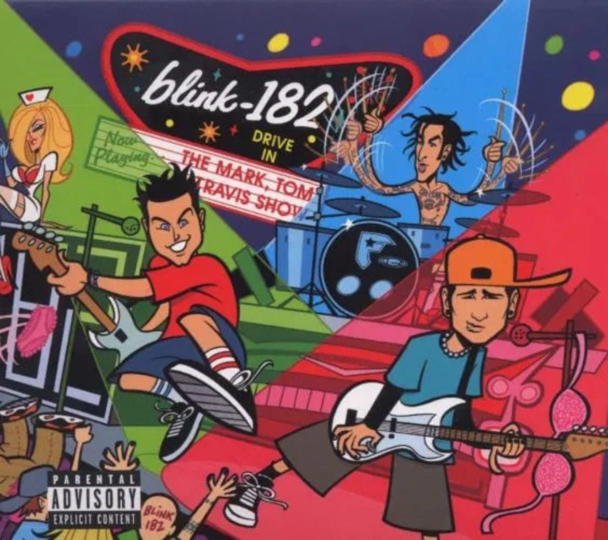 Blink-182 The Mark Tom and Travis Show CD live album featuring Enema Strikes Back