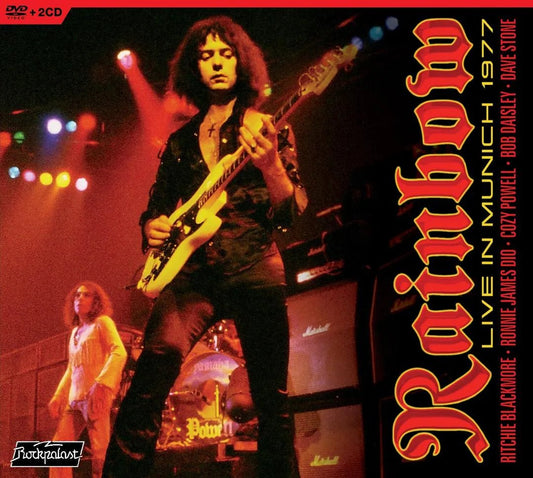 Rainbow Live in Munich 1977 2CD DVD set classic hard rock concert artwork deluxe pack