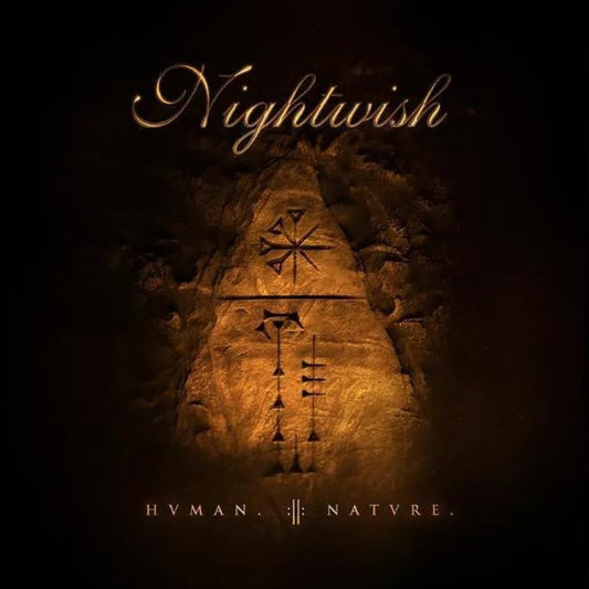 Nightwish HUMAN II NATURE 3 LP gold vinyl symphonic metal album artwork