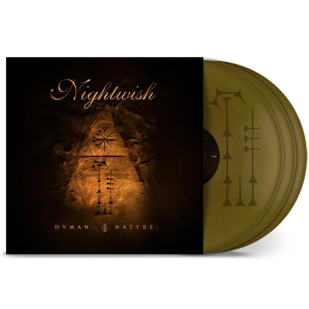 Nightwish HUMAN II NATURE LP gold coloured vinyl record set