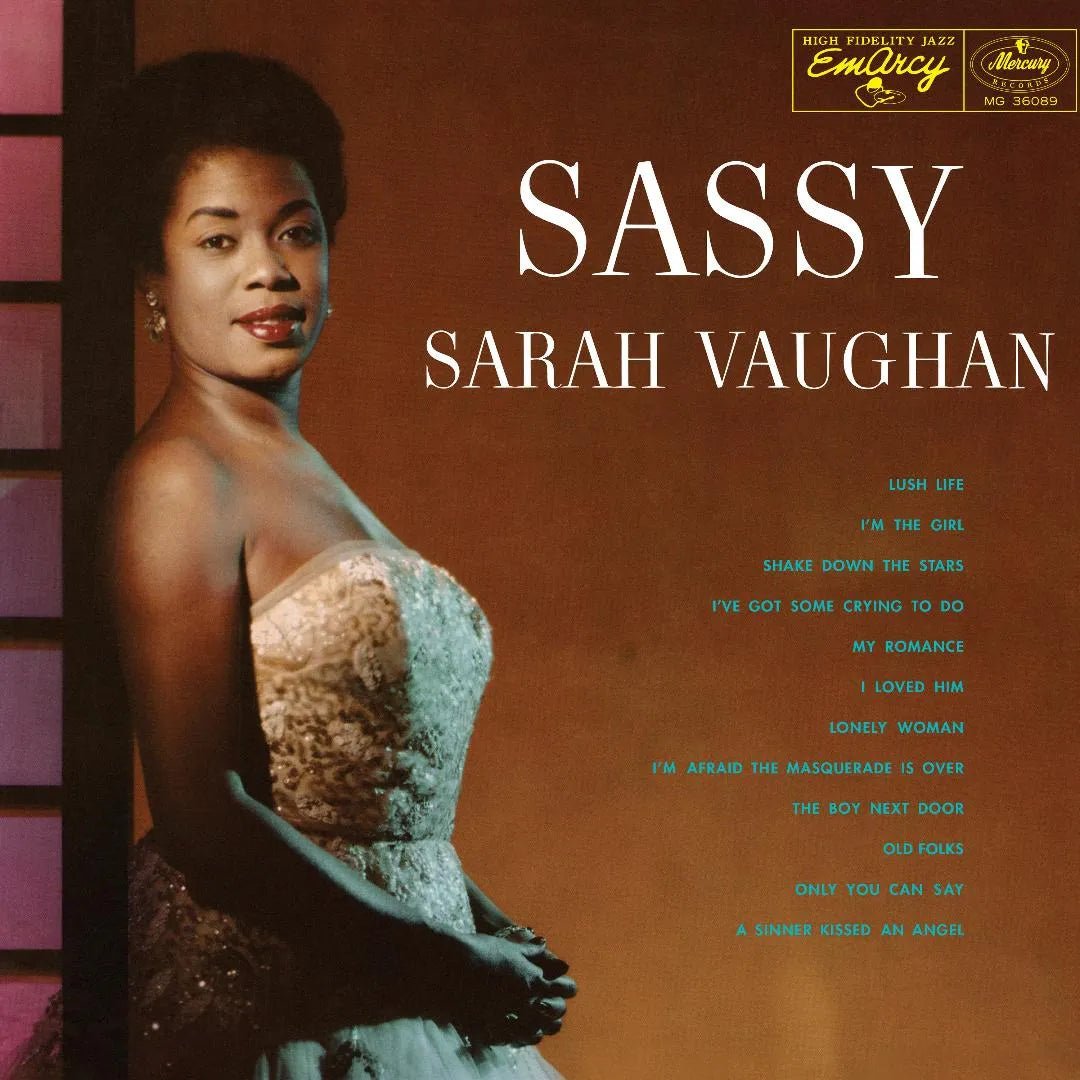 Sarah Vaughan Sassy Acoustic Sounds LP jazz vocal album