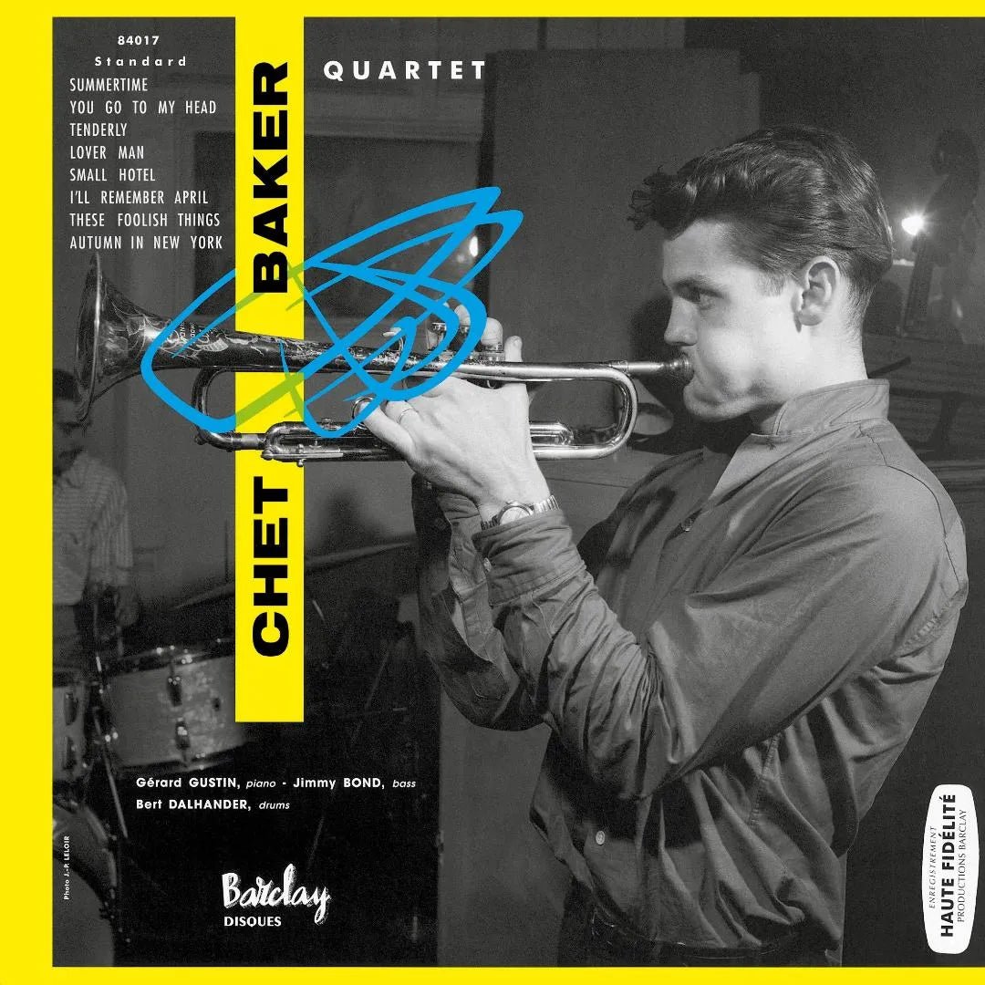 Chet Baker Quartet Chet Baker in Paris Vol 2 LP cool jazz album artwork
