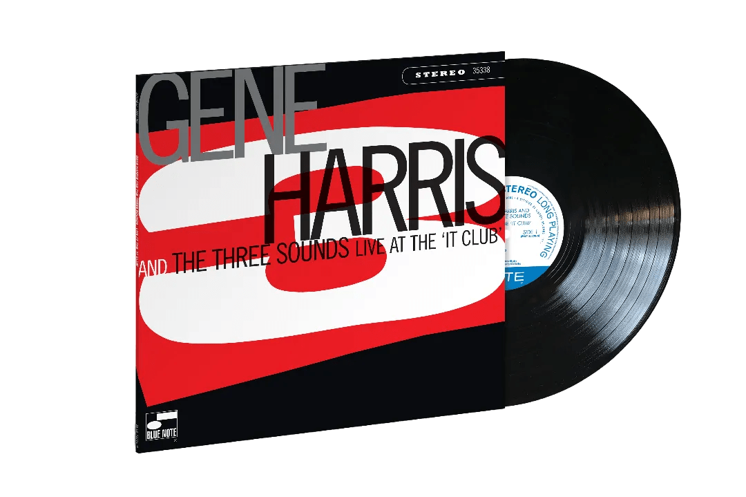 Live at the It Club by Gene Harris and The Sounds vinyl jazz performance