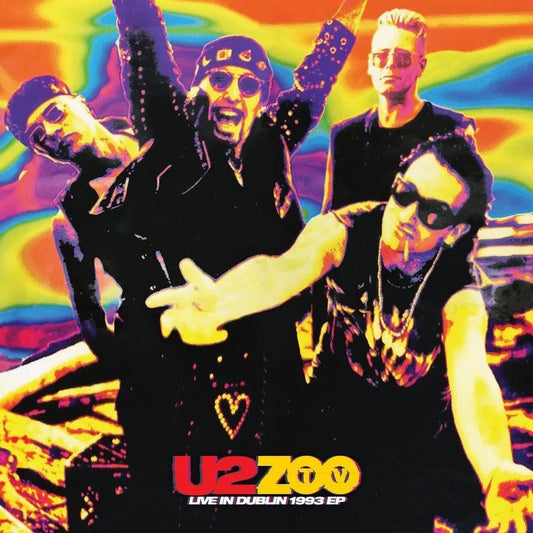 U2 ZOO TV Live in Dublin 1993 EP yellow vinyl live rock album