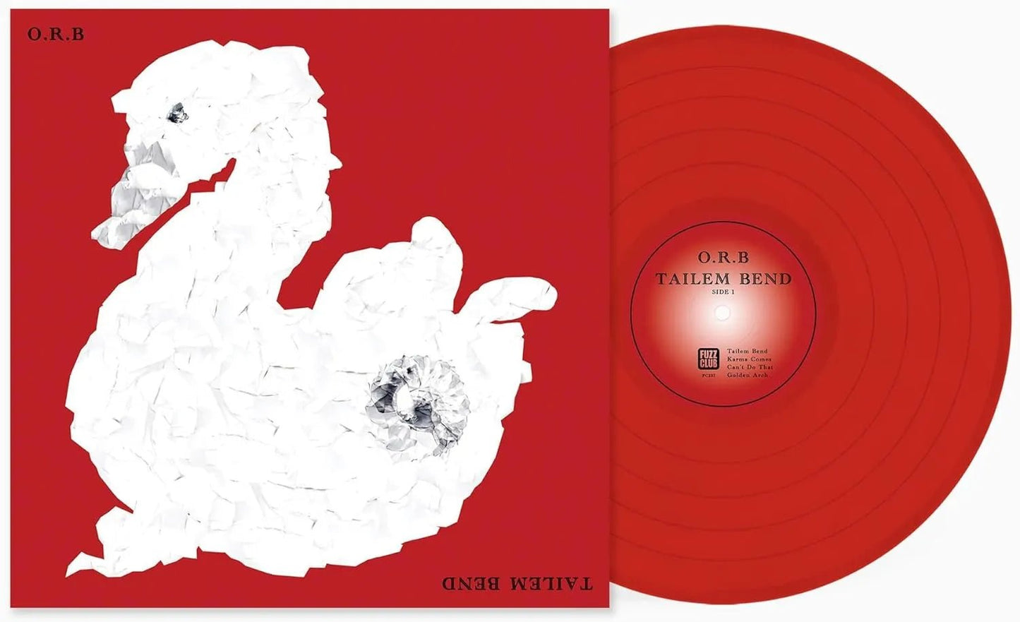 Tailem Bend by O.R.B. LP red vinyl featuring fuzz guitar stoner rock sound