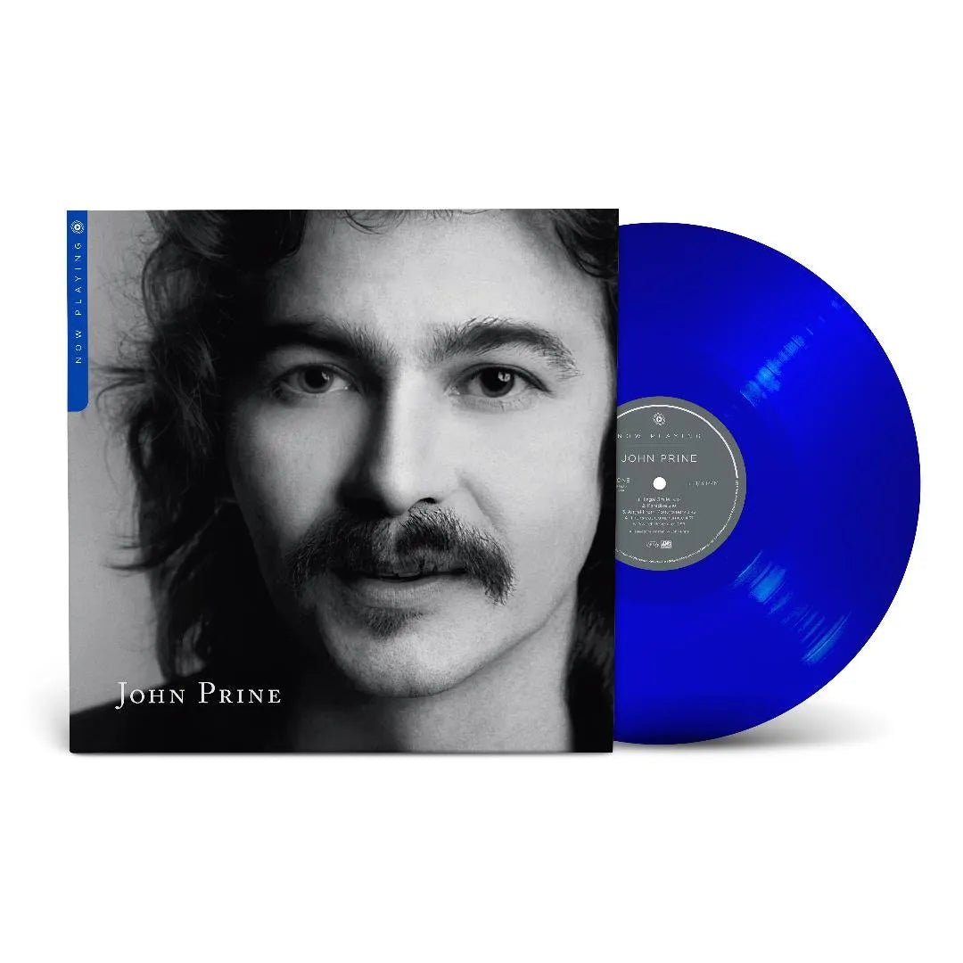 Now Playing by John Prine LP cobalt blue vinyl featuring classic songwriting