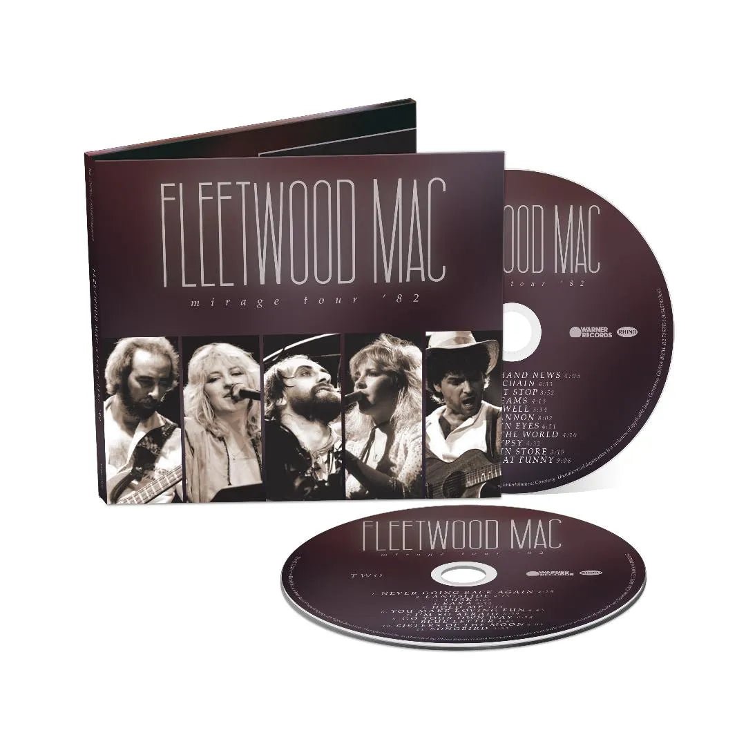 Mirage Tour ’82 by Fleetwood Mac 2CD set featuring live rock and pop hits
