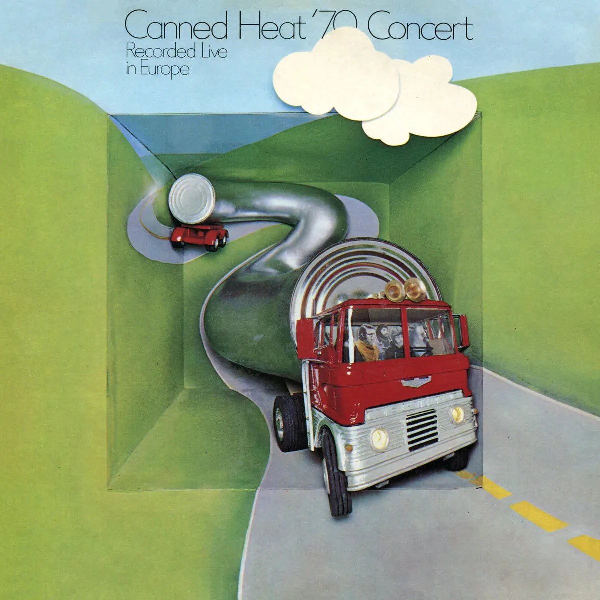 Canned Heat 70 Concert Recorded Live In Europe LP blues rock live album